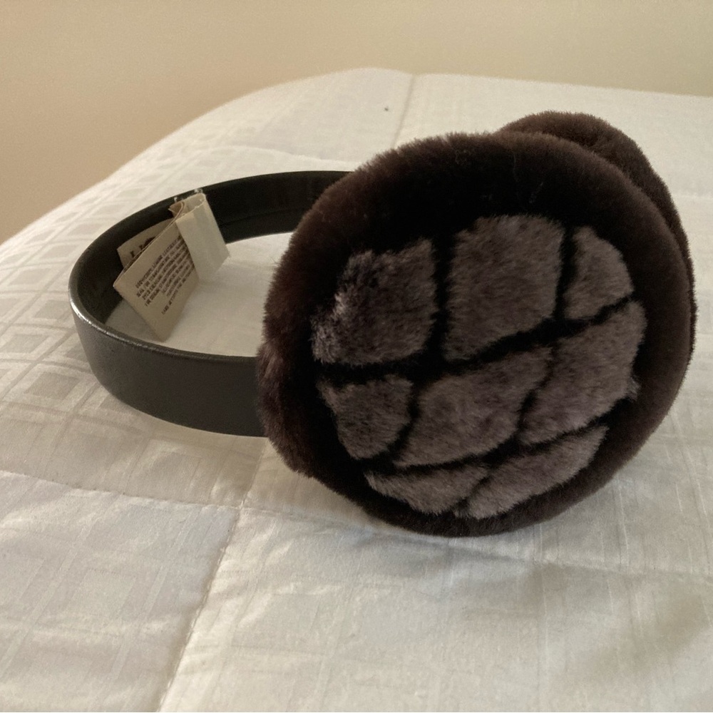 UGG Cozy Brown Faux Fur Earmuffs